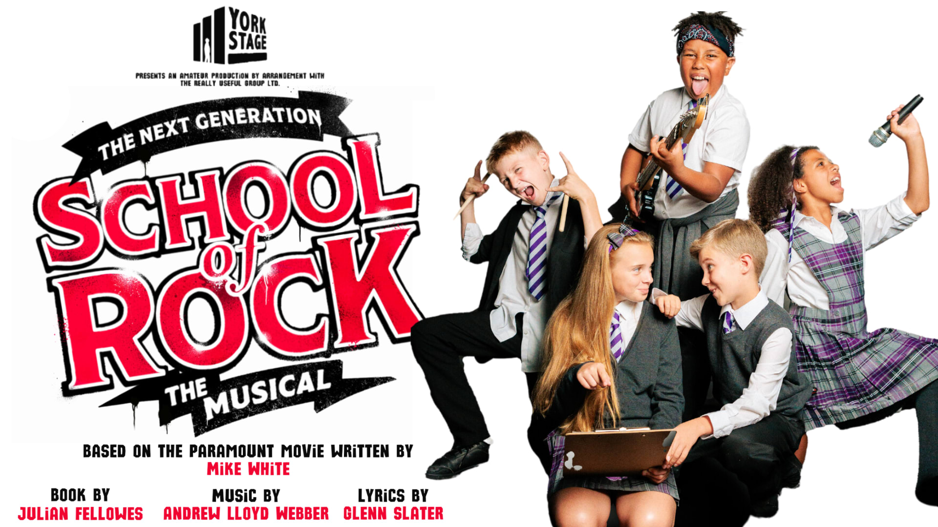 York Stage Ltd presents School of Rock Tickets Grand Opera House York in York ATG Tickets